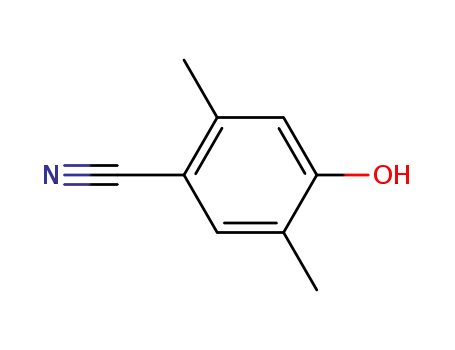 Molecular Structure of 85223-94-5 (2,5-Dimethyl-4-hydroxybenzonitrile)