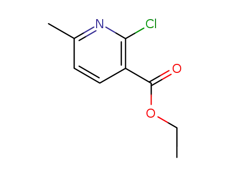 Molecular Structure of 39073-14-8 (2-Chloro-6-methyl-3-pyridinecarboxylic acid ethyl ester)