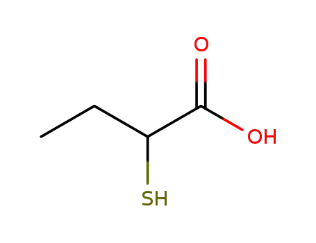 Molecular Structure of 26473-48-3 (2-Mercaptobutyric acid)