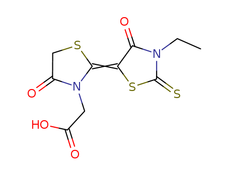 (Z)-2-(3'-ethyl-4,4'-dioxo-2'-thioxo-3',4,4',5-tetrahydro-2'H,3H-[2,5'-bithiazolylidene]-3-yl)acetic acid