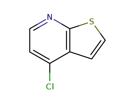 Molecular Structure of 62226-17-9 (4-CHLORO-THIENO[2,3-B]PYRIDINE)