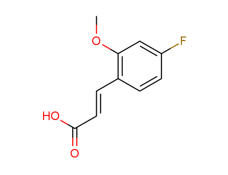 2-Propenoic acid,3-(4-fluoro-2-methoxyphenyl)-