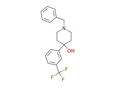 Molecular Structure of 56108-27-1 (1-BENZYL-4-HYDROXY-4-(3-TRIFLUOROTOLYL)PIPERIDINOL)