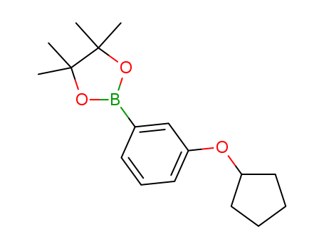 2-(3-Cyclopentyloxy-phenyl)-4,4,5,5-tetraMethyl-[1,3,2]dioxaborolane(1346706-39-5)