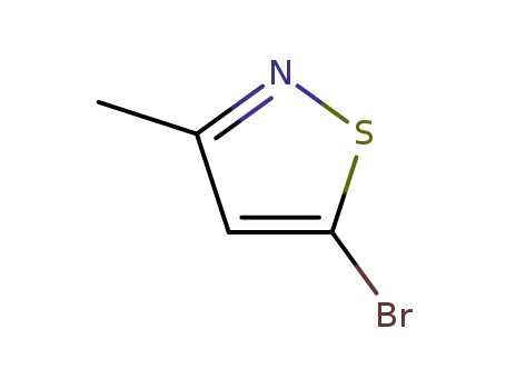 Molecular Structure of 20493-60-1 (5-Bromo-3-methyl-isothiazole)