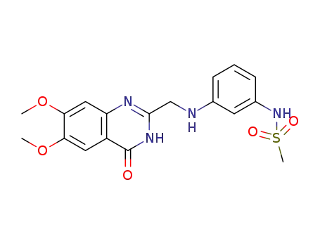 2-[(3-methanesulfonylamidophenylamino)methyl]-6,7-dimethoxyquinazolin-4(3H)-one
