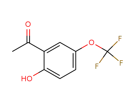 Molecular Structure of 146575-64-6 (1-(2-HYDROXY-5-TRIFLUOROMETHOXY-PHENYL)-ETHANONE)