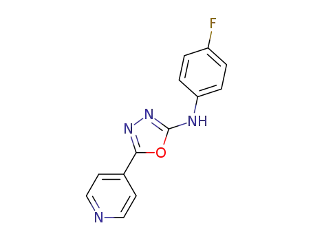 N-(4-fluorophenyl)-5-(pyridin-4-yl)-1,3,4-oxadiazol-2-amine