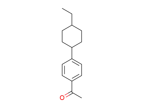 Molecular Structure of 260415-81-4 (4-(trans-4-Ethylcyclohexyl)acetophenon)