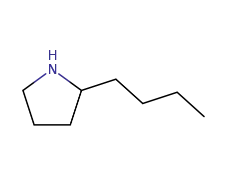 Molecular Structure of 3446-98-8 (2-Butylpyrrolidine)
