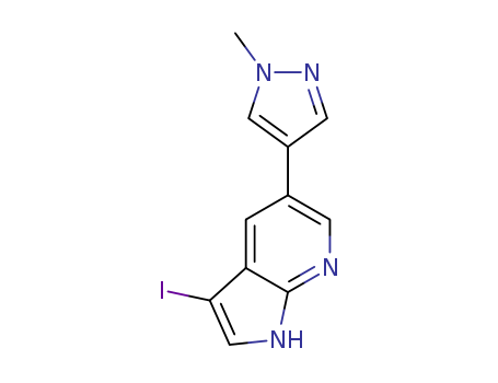 3-iodo-5-(1-methyl-1H-pyrazol-4-yl)-1H-pyrrolo[2,3-b]pyridine