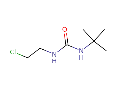 Molecular Structure of 13908-02-6 (1-tert-butyl-3-(2-chloroethyl)urea)