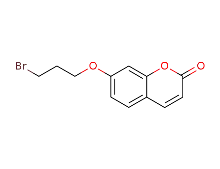 Molecular Structure of 69150-28-3 (7-(3-BROMO-PROPOXY)-CHROMEN-2-ONE)