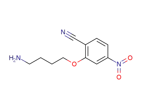 Molecular Structure of 1356009-37-4 (2-(4-aminobutoxy)-4-nitrobenzonitrile)