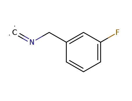 Molecular Structure of 602261-87-0 (Benzene, 1-fluoro-3-(isocyanomethyl)- (9CI))