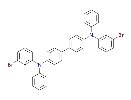 Molecular Structure of 121246-40-0 ([1,1'-Biphenyl]-4,4'-diamine, N4,N4'-bis(3-bromophenyl)-N4,N4'-diphenyl-)