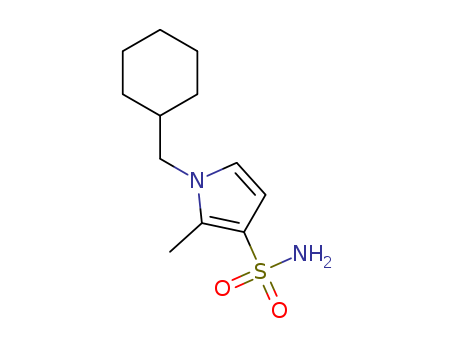 1-(Cyclohexylmethyl)-2-methyl-1H-pyrrole-3-sulfonamide