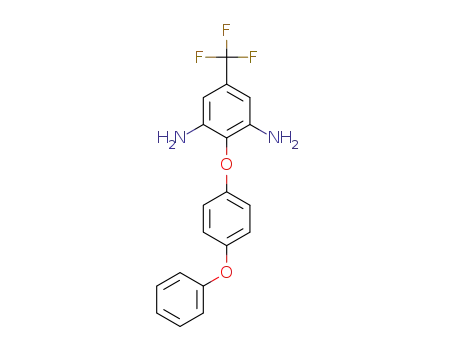 Molecular Structure of 1374879-15-8 (2,6-diamino-4-trifluoromethyl-40-phenoxydiphenyl ether)