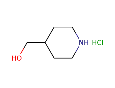 Molecular Structure of 90748-01-9 (4-HYDROXYMETHYL-PIPERIDINE HCL)