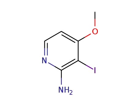 Molecular Structure of 956485-64-6 (3-IODO-4-METHOXY-PYRIDIN-2-YLAMINE)