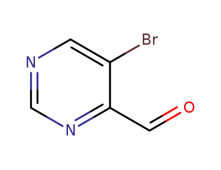 Molecular Structure of 933746-26-0 (5-BROMO-4-PYRIMIDINECARBOXALDEHYDE)