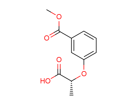 Benzoic acid, 3-(1-carboxyethoxy)-, 1-methyl ester, (R)-