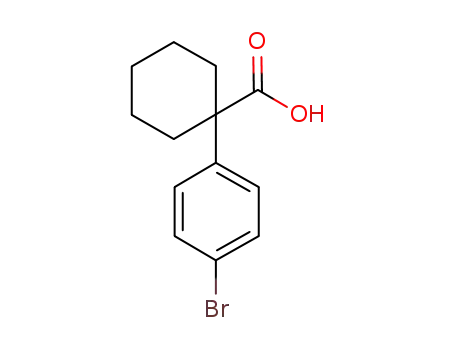 Molecular Structure of 732308-80-4 (1-(4-BROMOPHENYL)CYCLOHEXANECARBOXYLIC ACID)