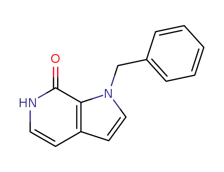 Molecular Structure of 60290-20-2 (1-benzyl-1,6-dihydro-pyrrolo[2,3-c]pyridin-7-one)