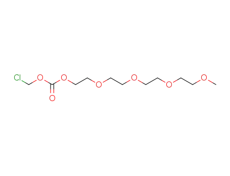 Molecular Structure of 431894-46-1 (chloromethyl 2-(2-(2-(2-methoxyethoxy)ethoxy)ethoxy)ethyl carbonate)