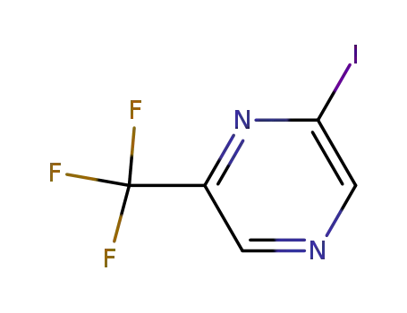 Molecular Structure of 141492-94-6 (2-Iodo-6-(trifluoromethyl)pyrazine)