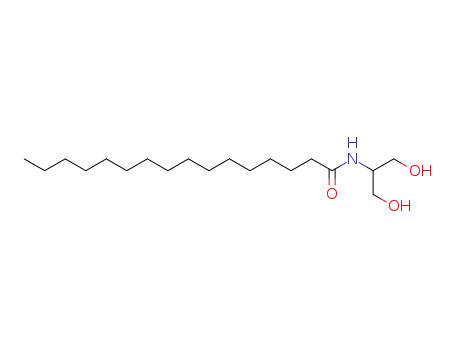Molecular Structure of 126127-31-9 (N-PALMITOYL SERINOL)