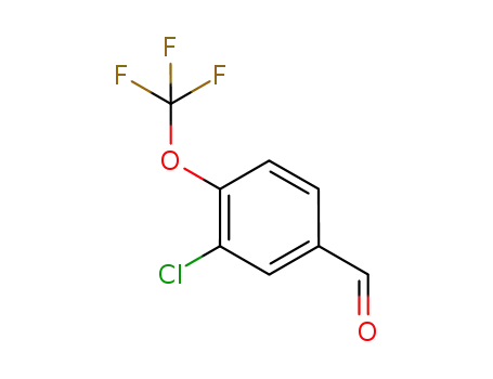 Molecular Structure of 83279-39-4 (3-Chloro-4-(Trifluoromethoxy)Benzaldehyde)