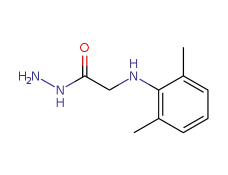 Molecular Structure of 2370-48-1 (2-[(2,6-dimethylphenyl)amino]acetohydrazide (non-preferred name))