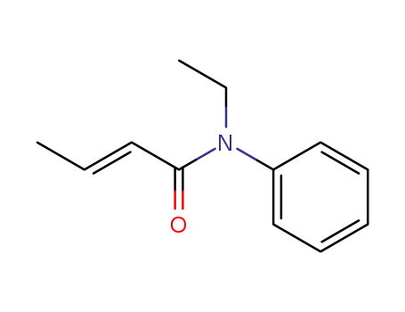 Molecular Structure of 53188-82-2 (N-Ethyl-N-phenyl-2-butenamide)