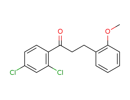 Molecular Structure of 898770-51-9 (2',4'-DICHLORO-3-(2-METHOXYPHENYL)PROPIOPHENONE)