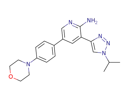 3-(1-isopropyl-1H-[1,2,3]triazol-4-yl)-5-(4-morpholin-4-ylphenyl)pyridin-2-ylamine