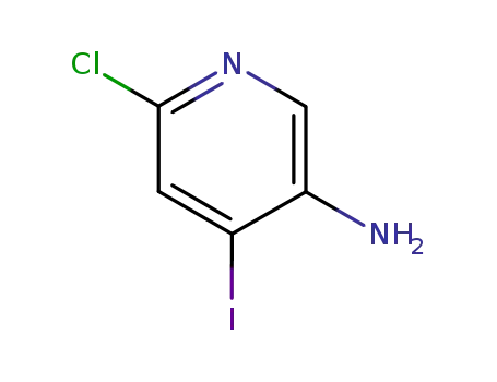 Molecular Structure of 351227-42-4 (6-Chloro-4-iodopyridin-3-amine)
