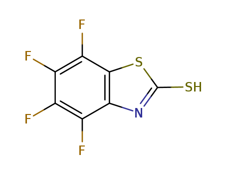 2(3H)-Benzothiazolethione, 4,5,6,7-tetrafluoro-