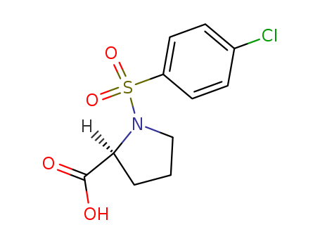 1-[(4-Chlorophenyl)sulfonyl]-2-pyrrolidinecarboxylic acid