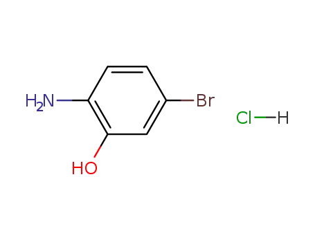 Molecular Structure of 858014-02-5 (2-Amino-5-bromo-phenol hydrochloride)