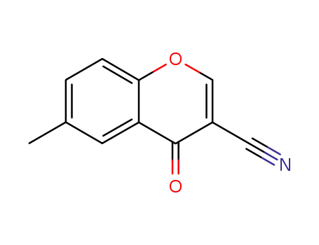 Molecular Structure of 50743-18-5 (3-Cyano-6-methylchromone)