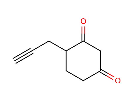 Molecular Structure of 134796-49-9 (1,3-Cyclohexanedione, 4-(2-propynyl)-)