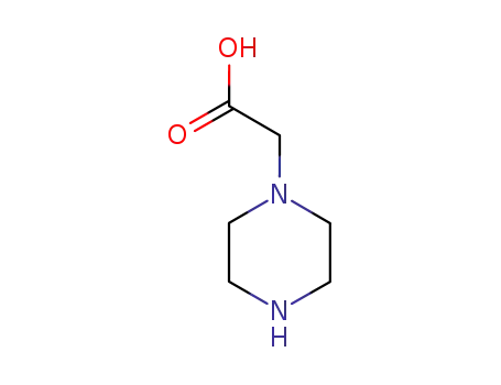 Molecular Structure of 37478-58-3 (2-(PIPERAZIN-1-YL)-ACETIC ACID H2O)