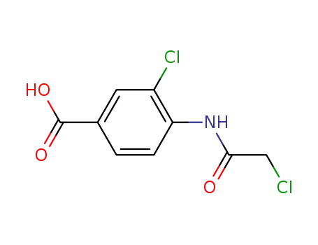 Benzoicacid, 3-chloro-4-[(2-chloroacetyl)amino]-