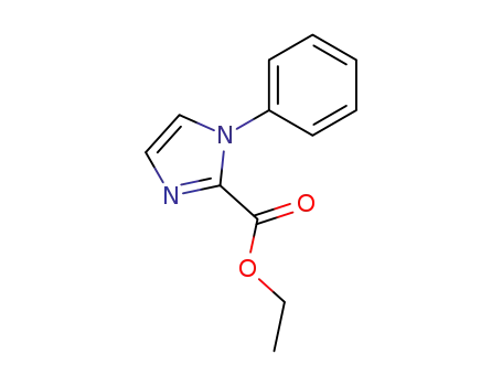 Molecular Structure of 104996-63-6 (ethyl 1-phenyl-1H-imidazole-2-carboxylate)