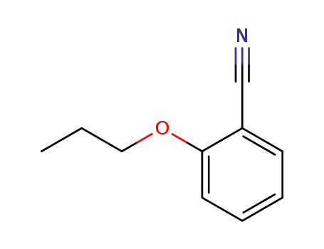 Molecular Structure of 6609-58-1 (2-PROPOXYBENZONITRILE)