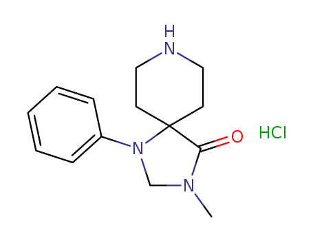 1,3,8-Triazaspiro[4.5]decan-4-one,3-methyl-1-phenyl-, hydrochloride (1:1)