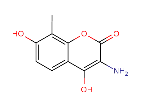 2H-1-Benzopyran-2-one, 3-amino-4,7-dihydroxy-8-methyl-
