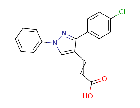 2-Propenoic acid,3-[3-(4-chlorophenyl)-1-phenyl-1H-pyrazol-4-yl]-