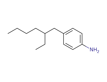 Molecular Structure of 119630-26-1 (4-(2-ethylhexyl)benzenamine)